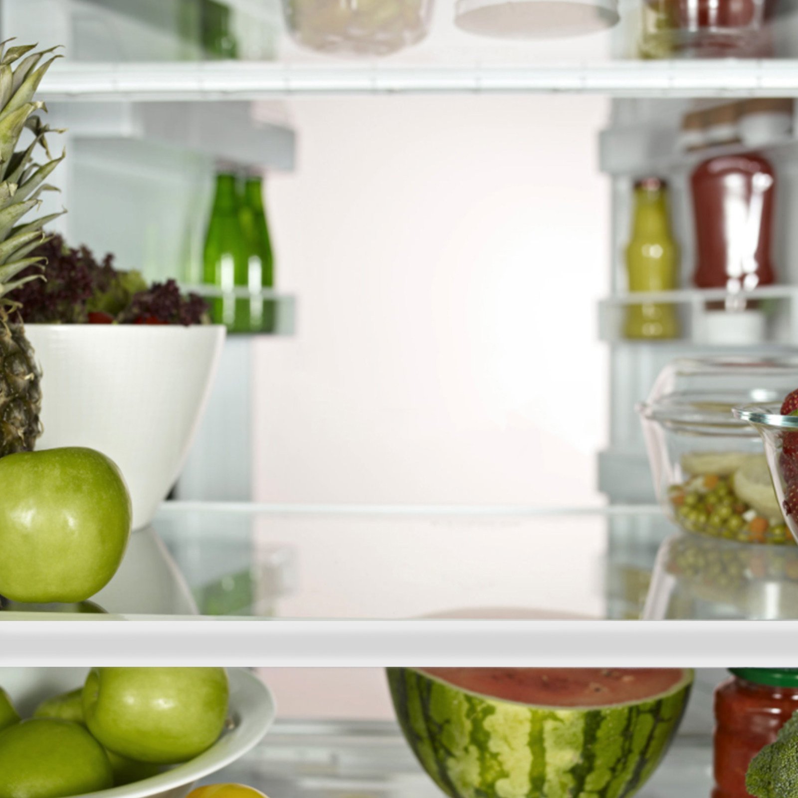 Food Storage Dividers - Étagère de séparation en verre trempé
