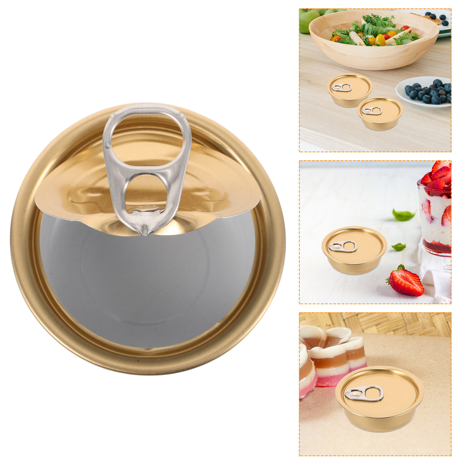 Food Storage Aluminum Containers - Lot de 12 boîtes en aluminium