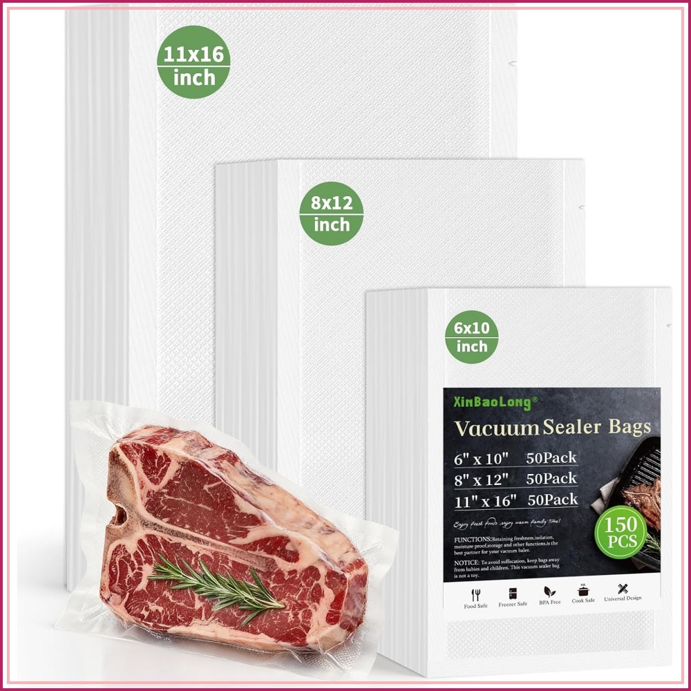 Vacuum Sealer Bag - Sacs sous vide, lot de 150