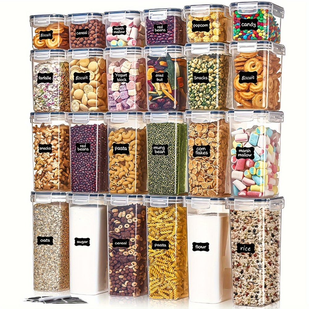 Food Storage Box Set - 24 pièces de contenants de stockage