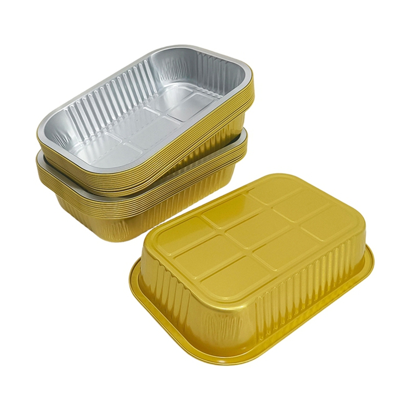 Food Storage Aluminum Containers - Barquettes en aluminium 1050 ml rectangulaires