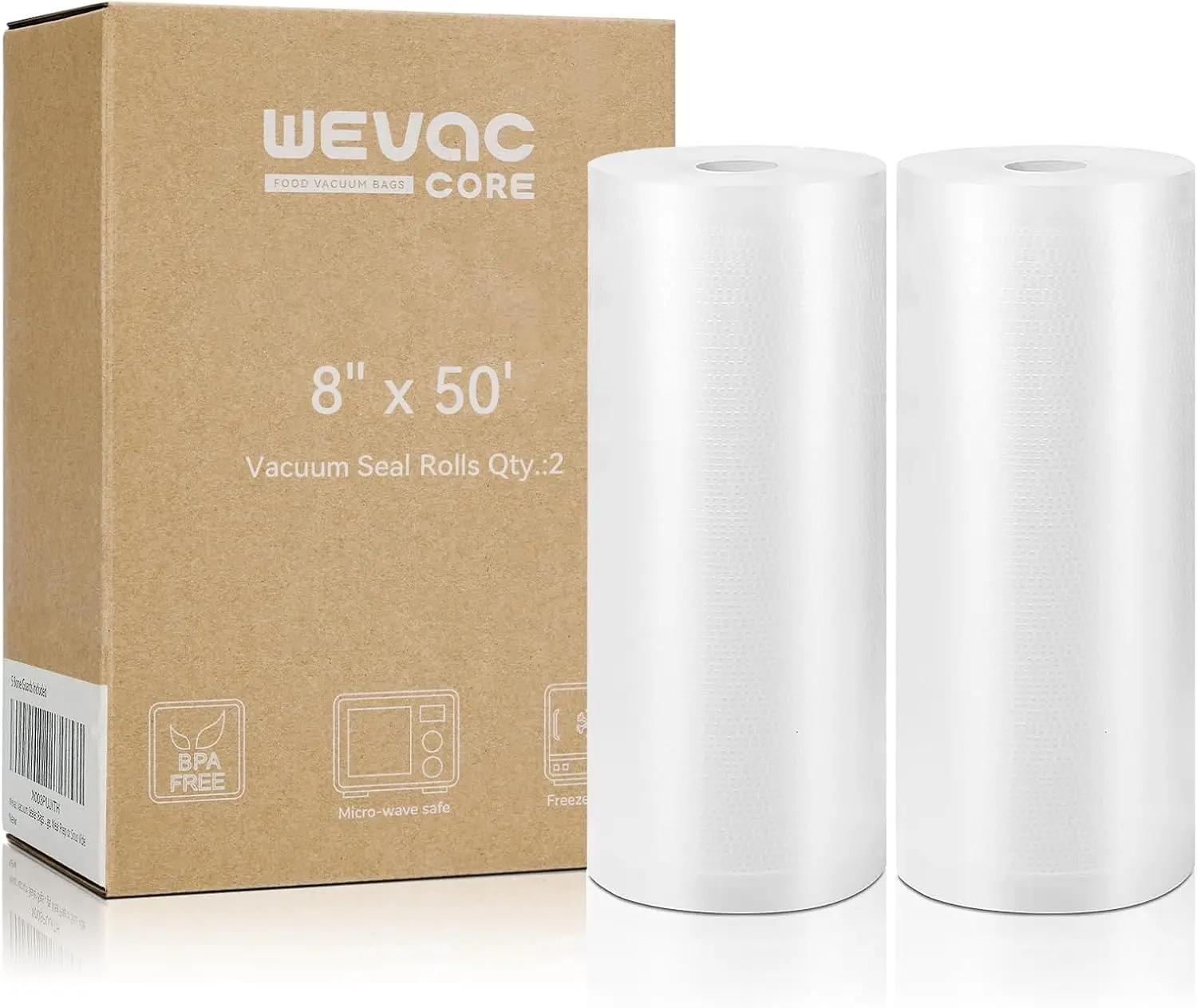 Vacuum Sealer Bag - Sacs sous vide 8x50 rouleaux, lot