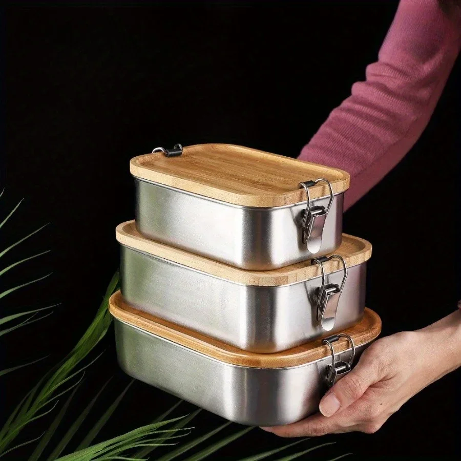 Food Storage Box Set - Nouvelle boîte à déjeuner avec couvercle