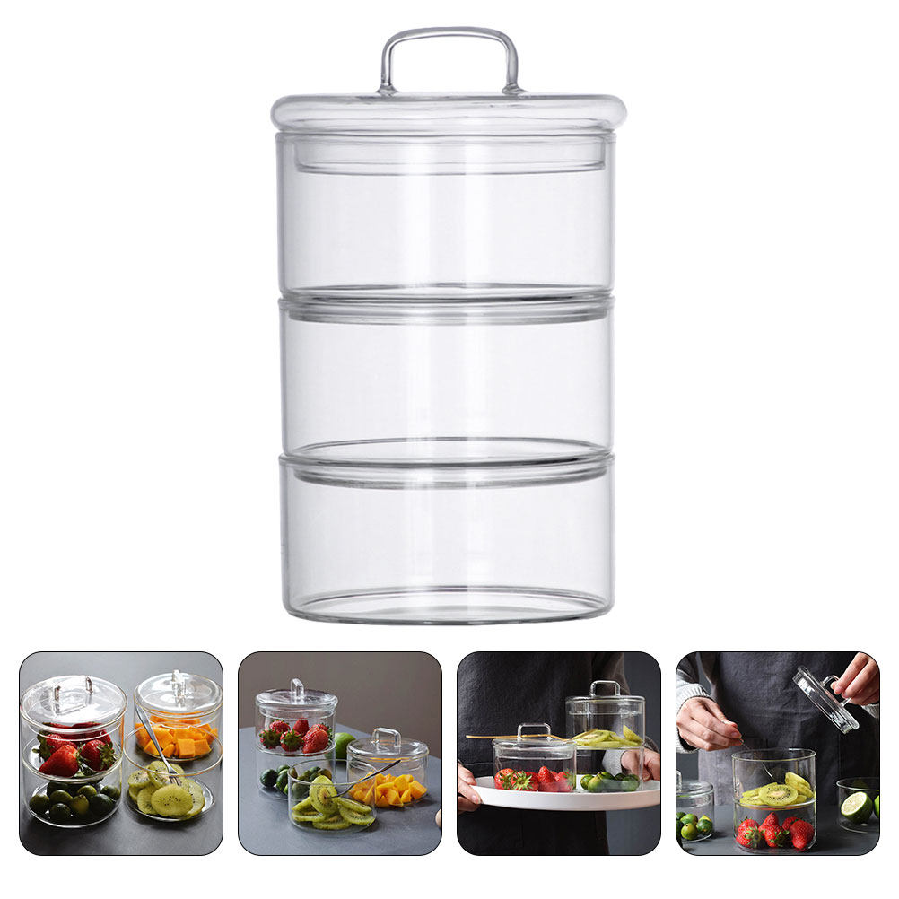 Food Storage Glass - 1 ensemble de bols de rangement