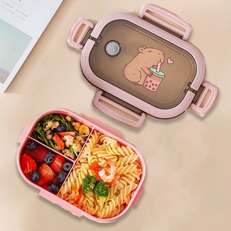 Food Storage Box Set - Capybara Bento boîte à déjeuner Anime