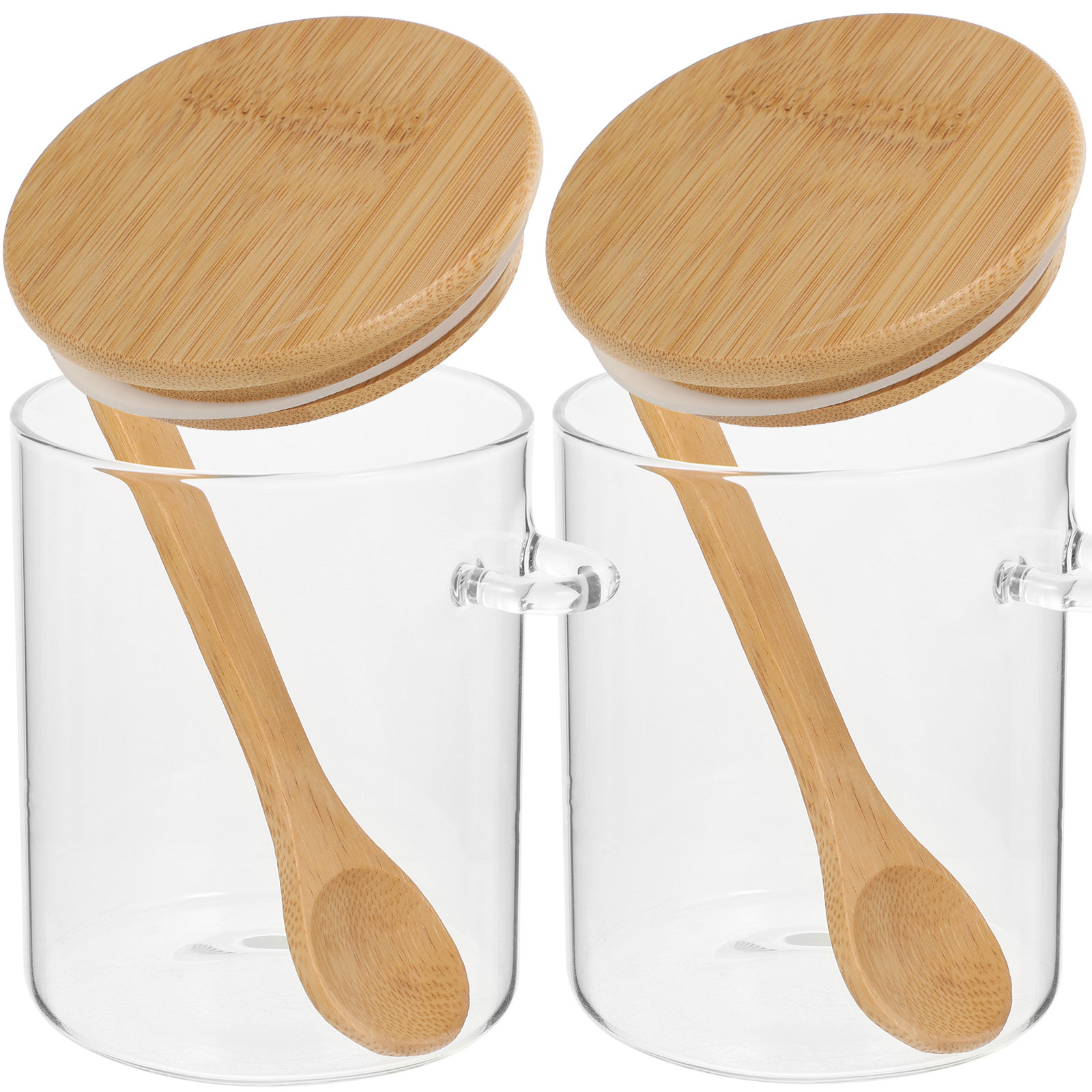 Food Storage Glass - 2 pièces de récipients de stockage