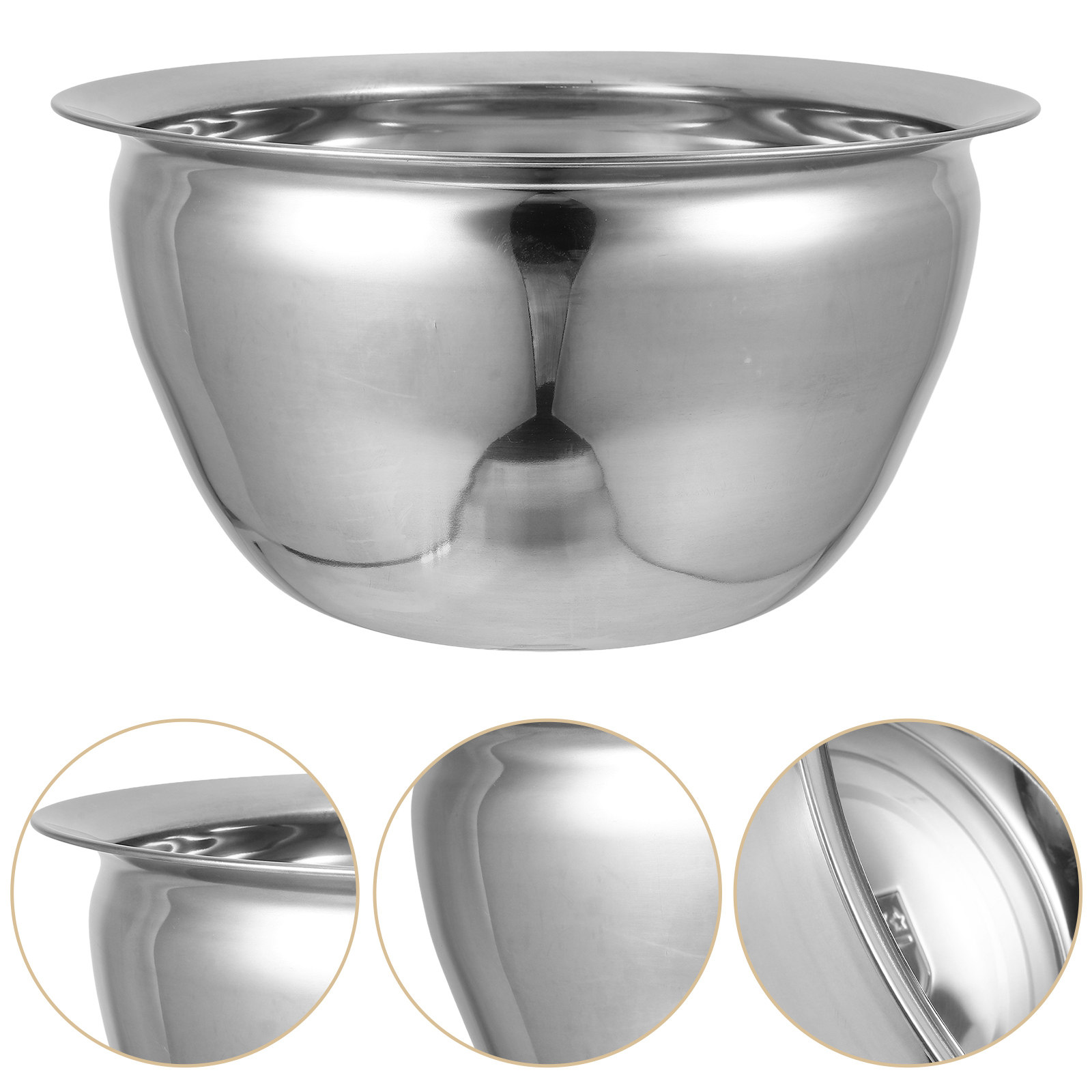 Food Storage Drums - Bol à salade en acier inoxydable