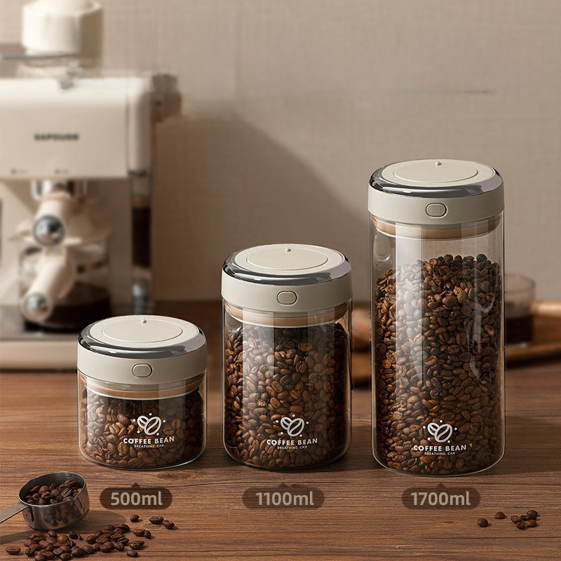 Food Storage Glass - Réservoir sous vide pour grains de