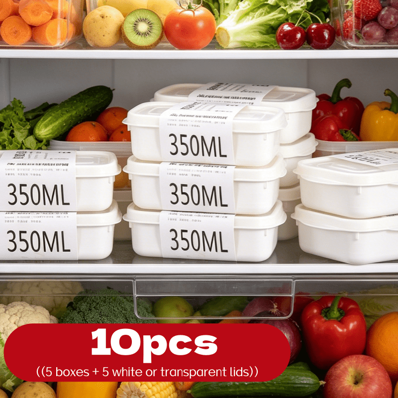 Food Storage Box Set - Lot de 10 boîtes de conservation