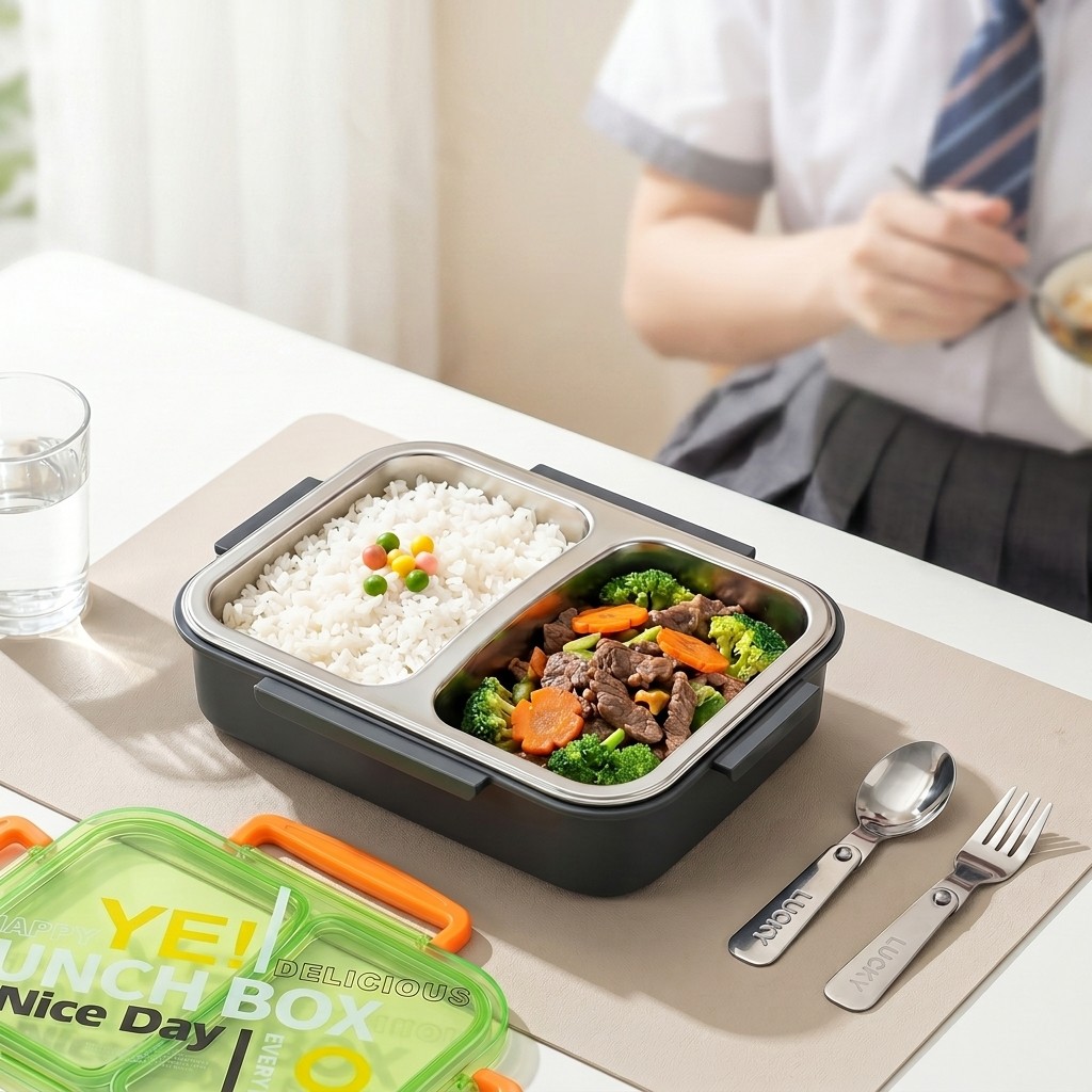 Food Storage Dividers - Boîte à lunch bento en acier