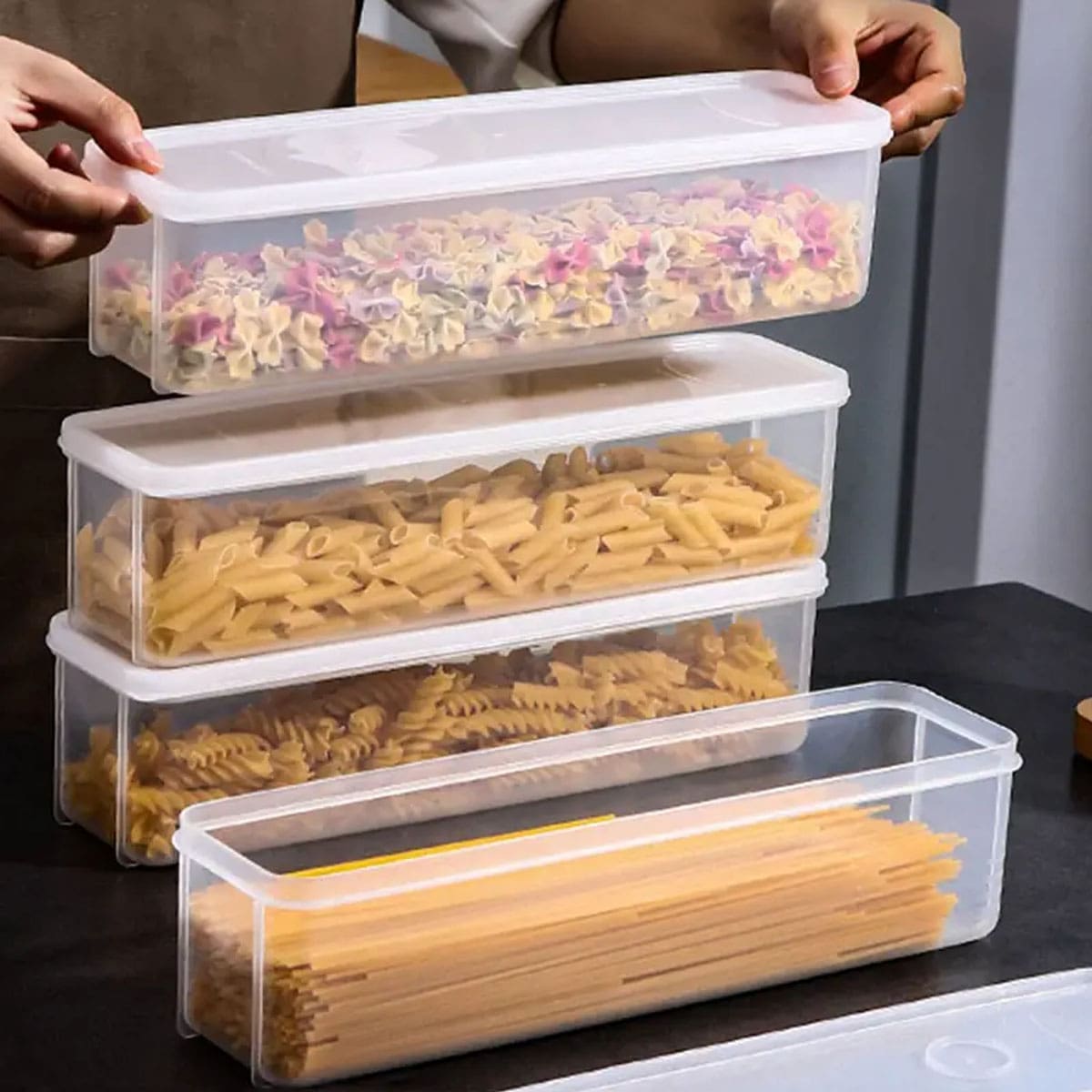 Food Storage Box Set - 1 boîte de rangement transparente en