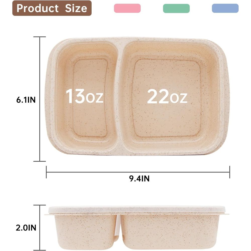 Lot de 4 boîtes à bento, conte - Food Storage Dividers avis et prix