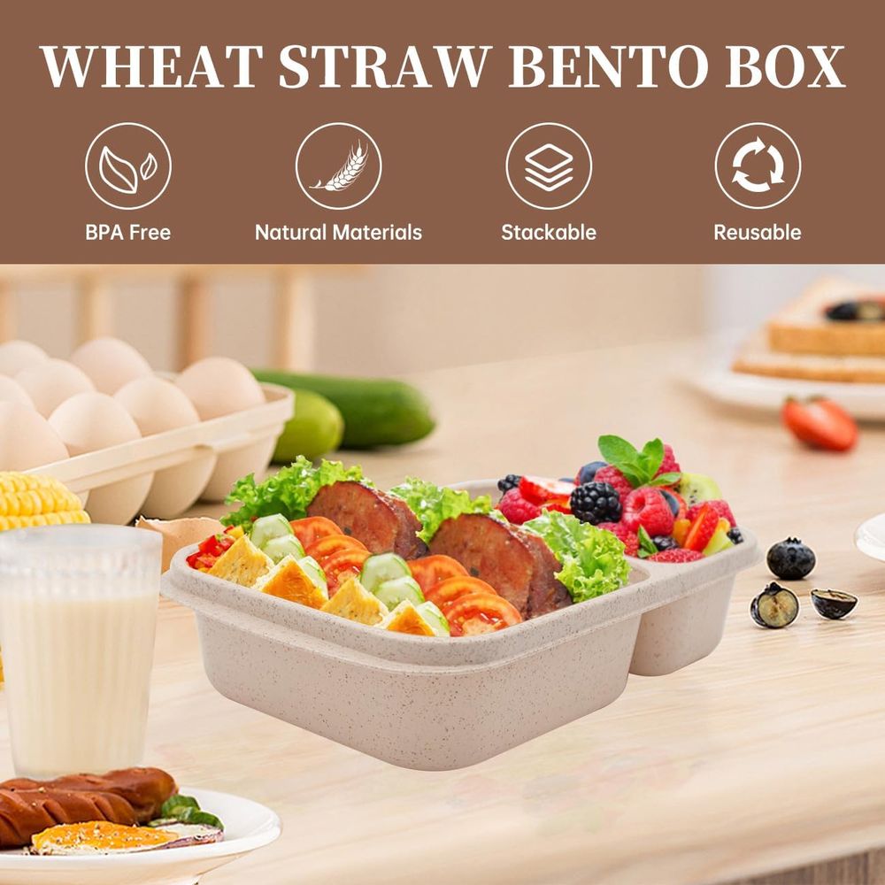 Lot de 4 boîtes à bento, conte - Food Storage Dividers avis et prix