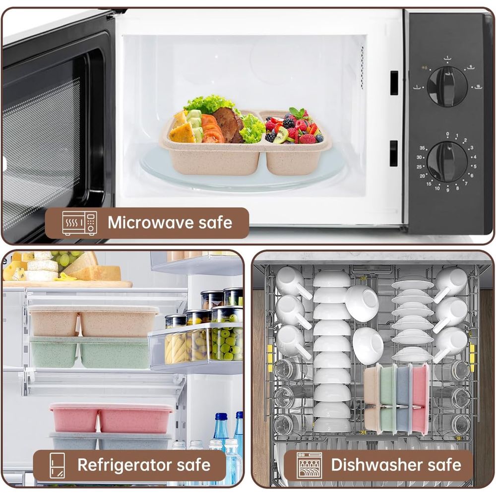 Lot de 4 boîtes à bento, conte - Food Storage Dividers avis et prix