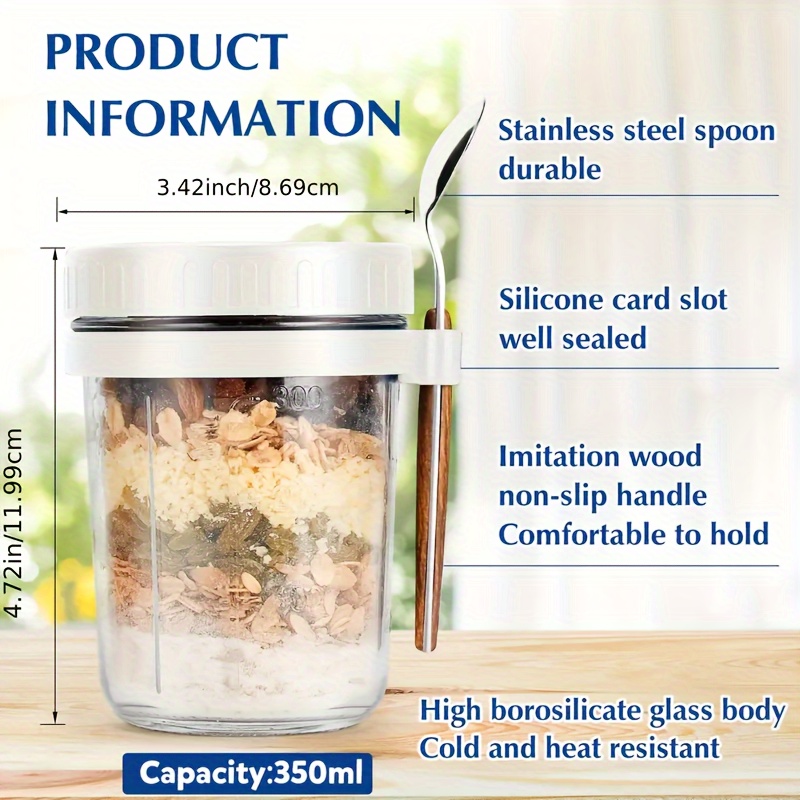 Tasse à flocons d'avoine en ve - Food Storage Glass avis et prix