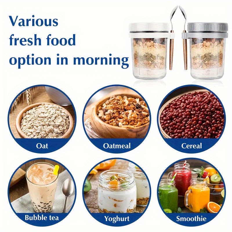 Tasse à flocons d'avoine en ve - Food Storage Glass avis et prix