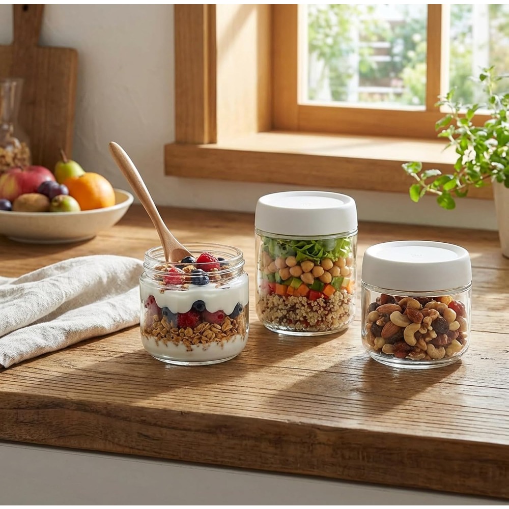 Lot de 3 bocaux en verre de 10 - Food Storage Glass avis et prix