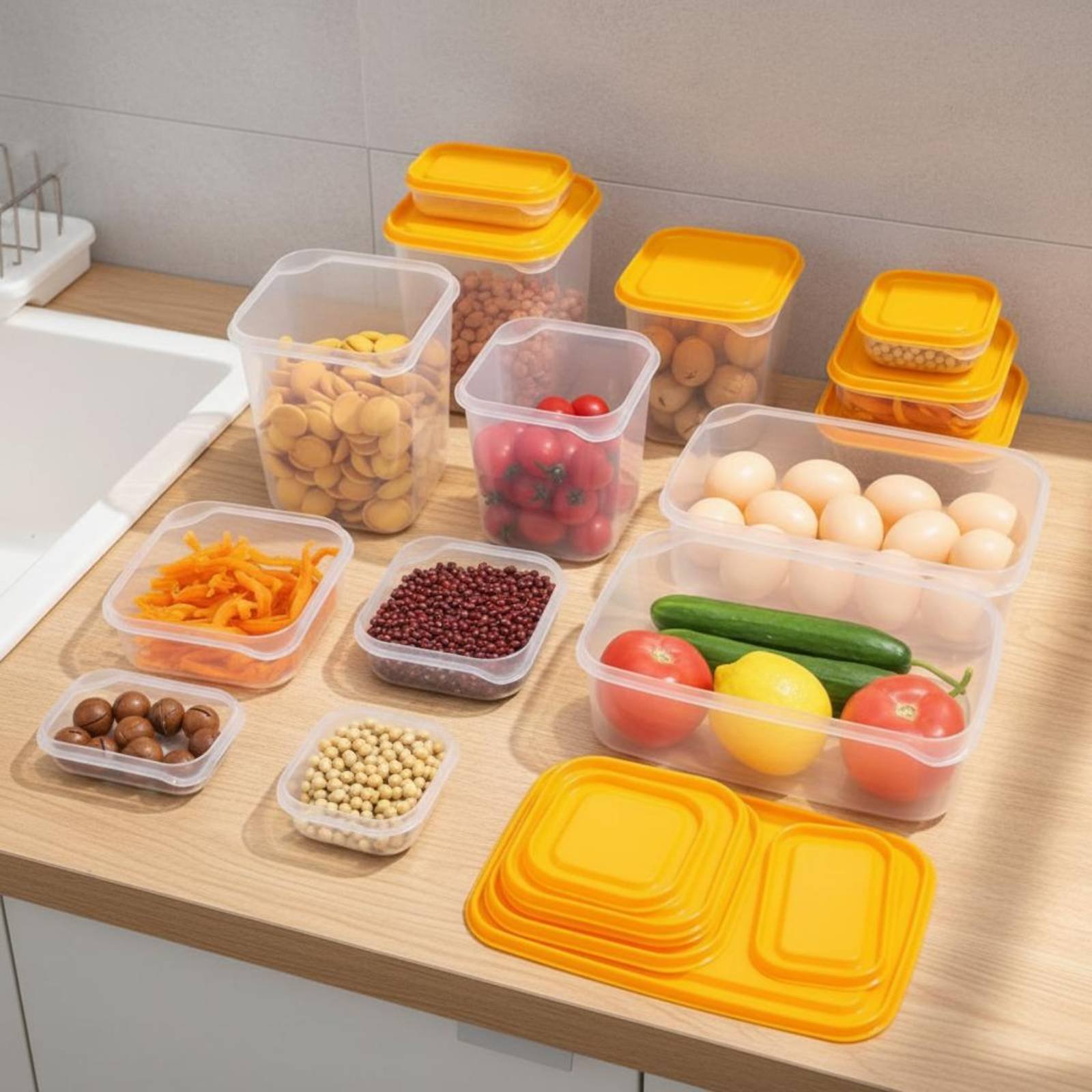 Ensemble de 17 boîtes de range - Food Storage Box Set avis et prix