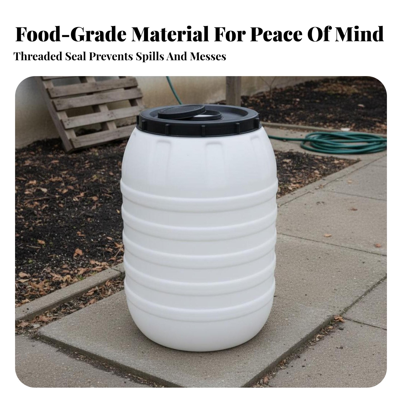Baril en plastique de qualité  - Food Storage Drums avis et prix