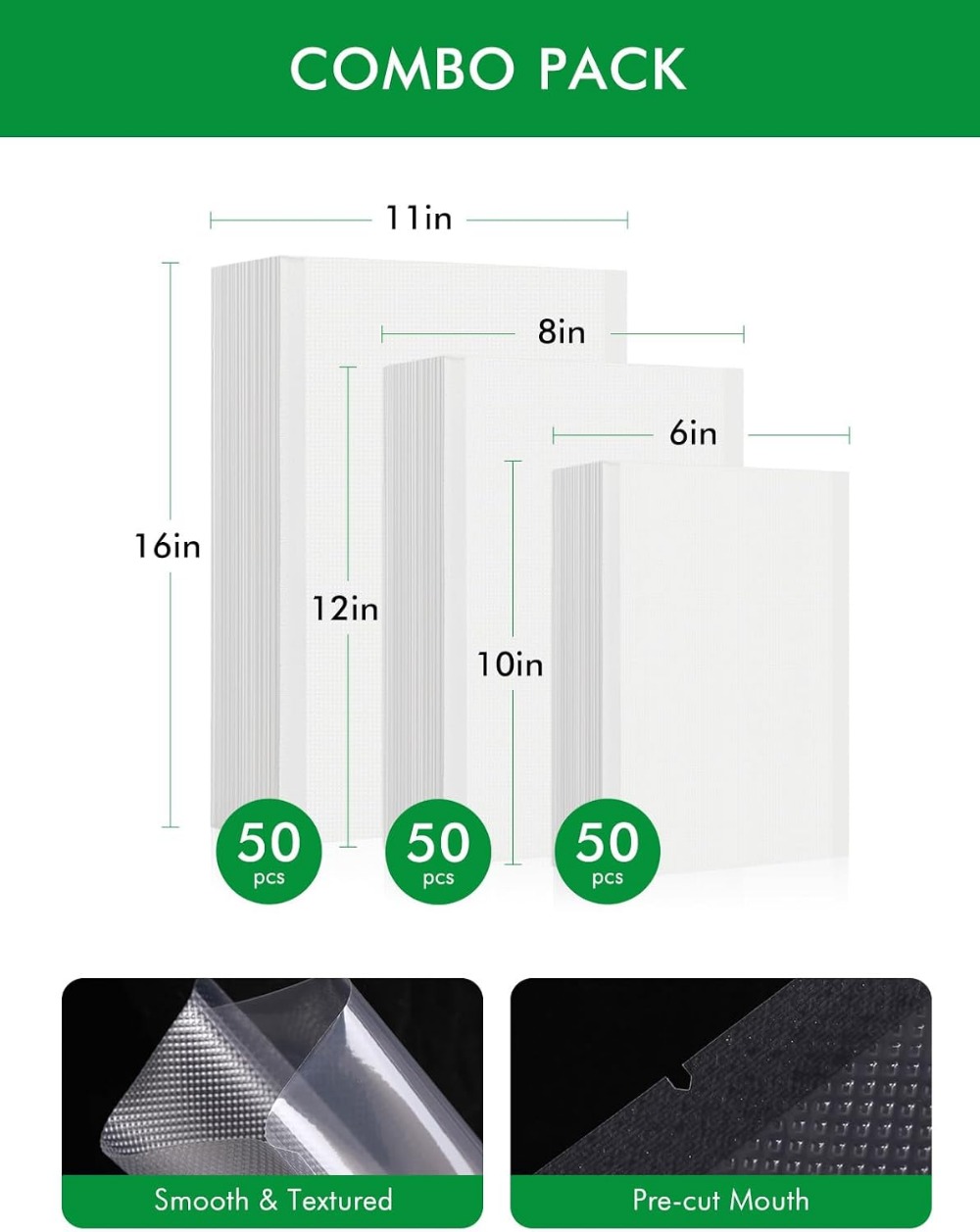 Sacs sous vide, lot de 150 : f - Vacuum Sealer Bag avis et prix