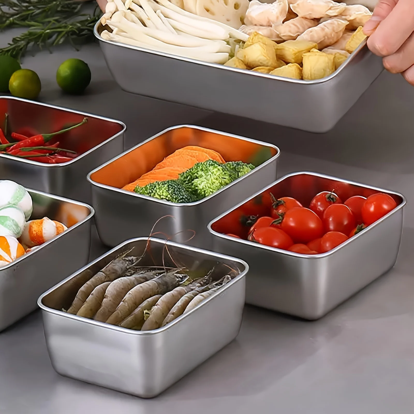Ensemble de contenants aliment - Food Storage Aluminum Containers avis et prix