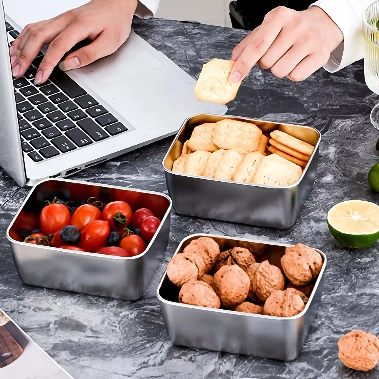 Ensemble de contenants aliment - Food Storage Aluminum Containers avis et prix