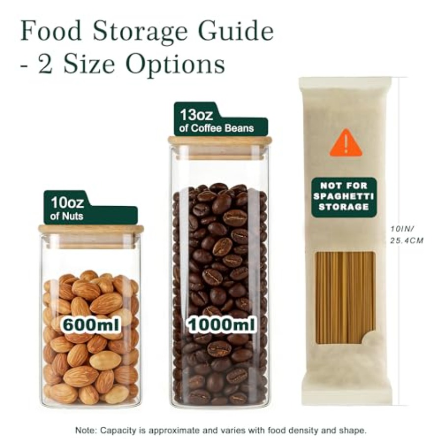 Lot de 12 bocaux de conservati - Food Storage Glass avis et prix