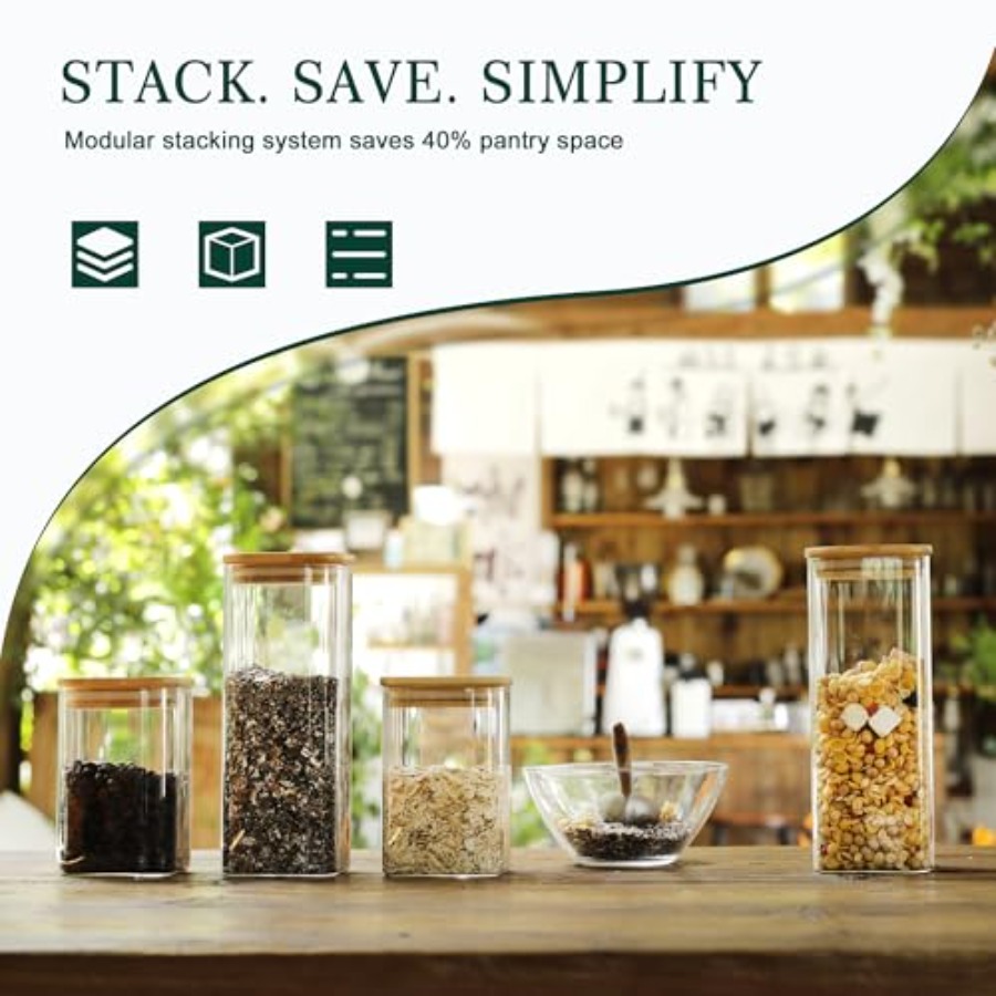 Lot de 12 bocaux de conservati - Food Storage Glass avis et prix