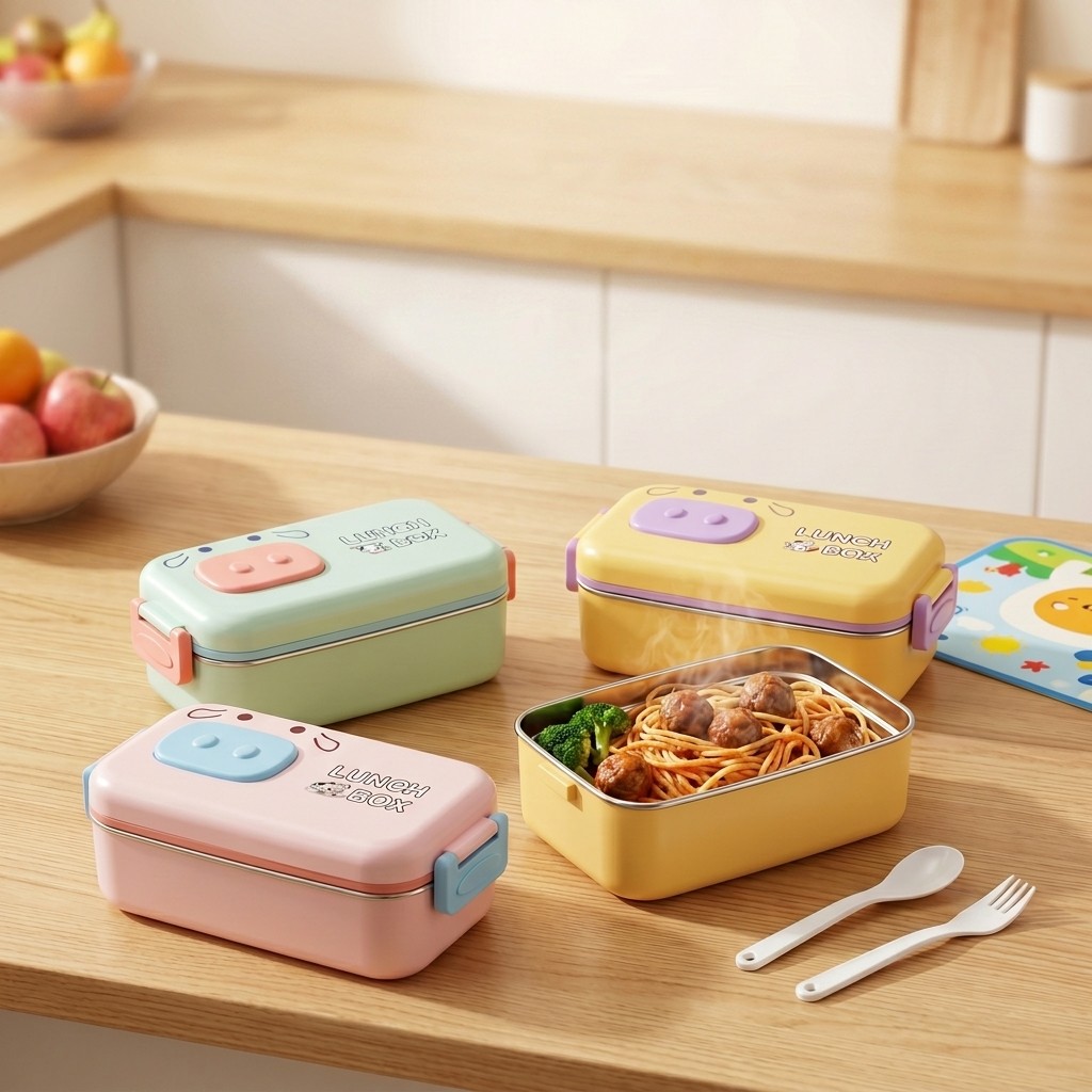 Boîte à bento en acier inoxyda - Food Storage Dividers avis et prix