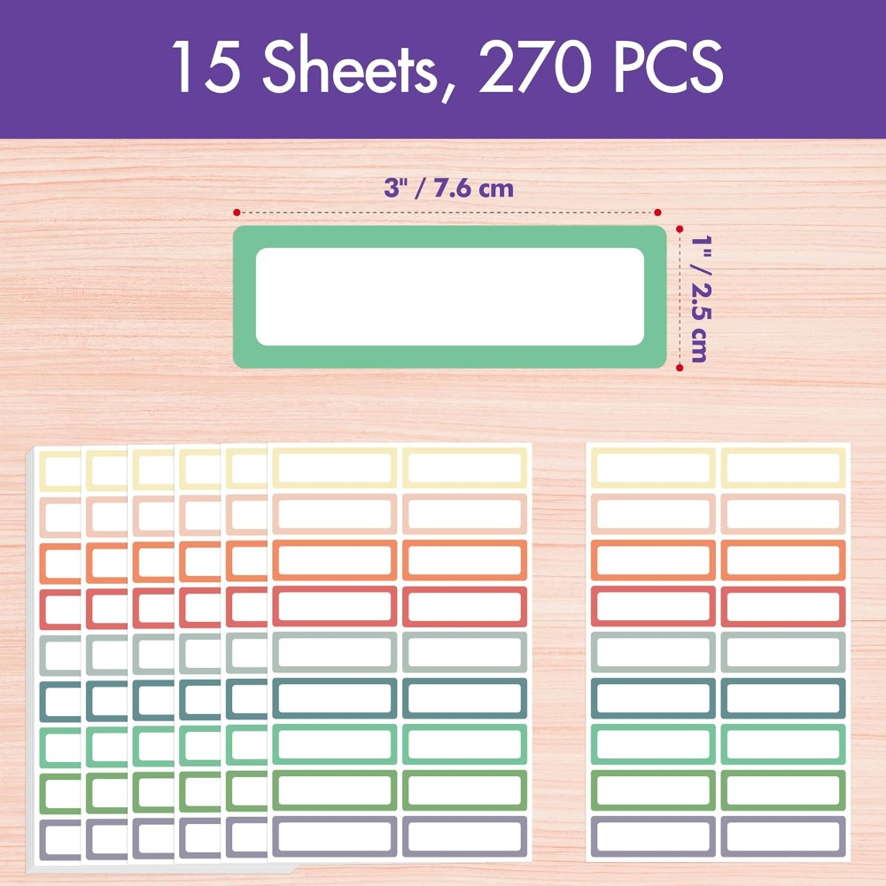 270 étiquettes autocollantes a - Food Storage Jars avis et prix