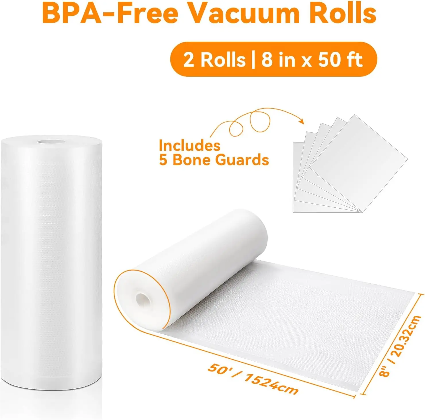 Sacs sous vide 8x50 rouleaux,  - Vacuum Sealer Bag avis et prix