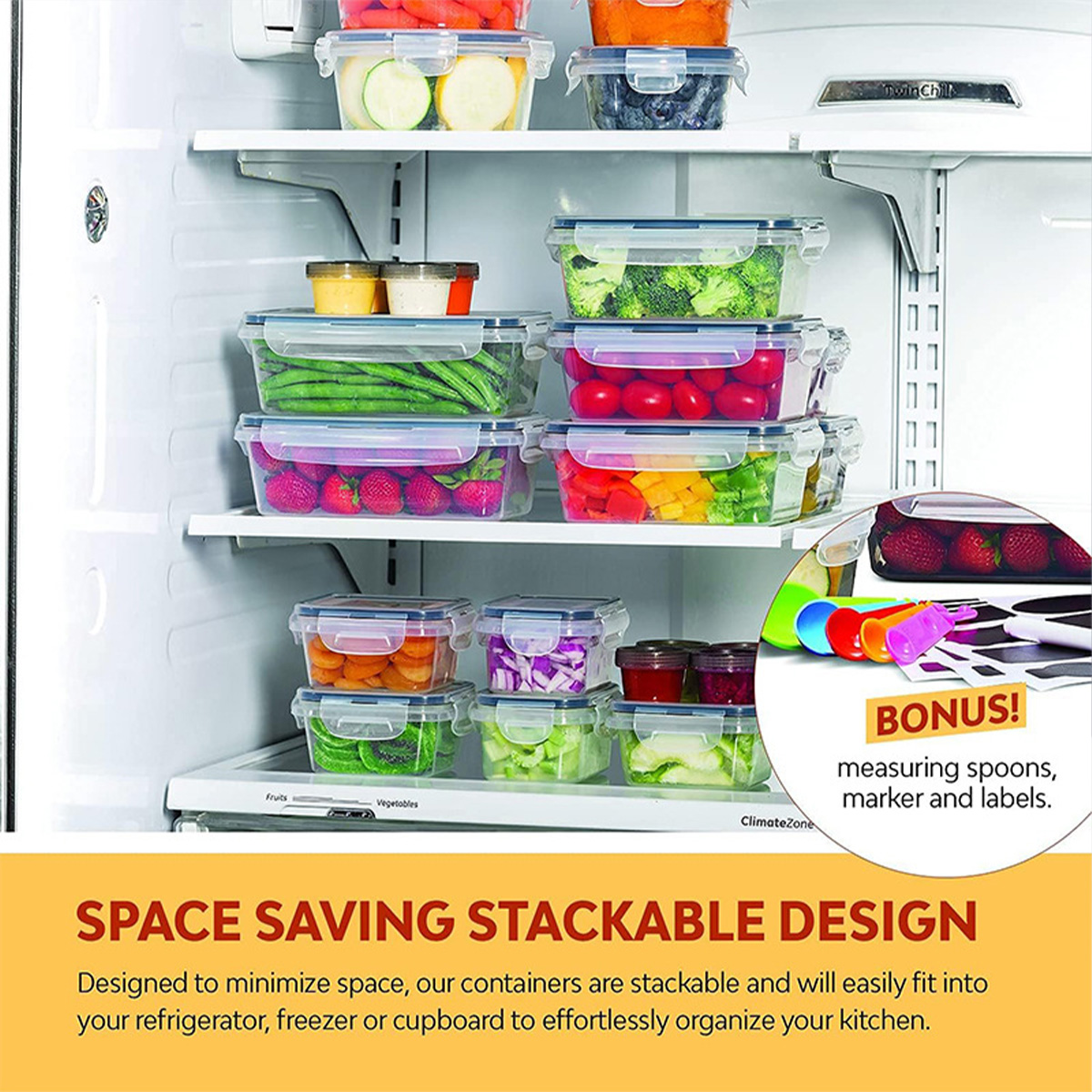 24 pièces/ensemble boîte de st - Food Storage Box Set avis et prix