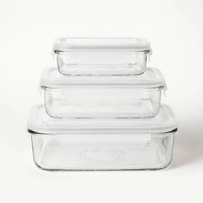 Ensemble de 6 récipients de co - Food Storage Glass avis et prix