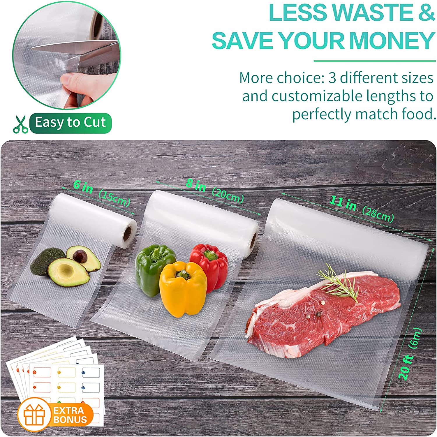 Sacs de cuisine pour scelleuse - Vacuum Sealer Bag avis et prix