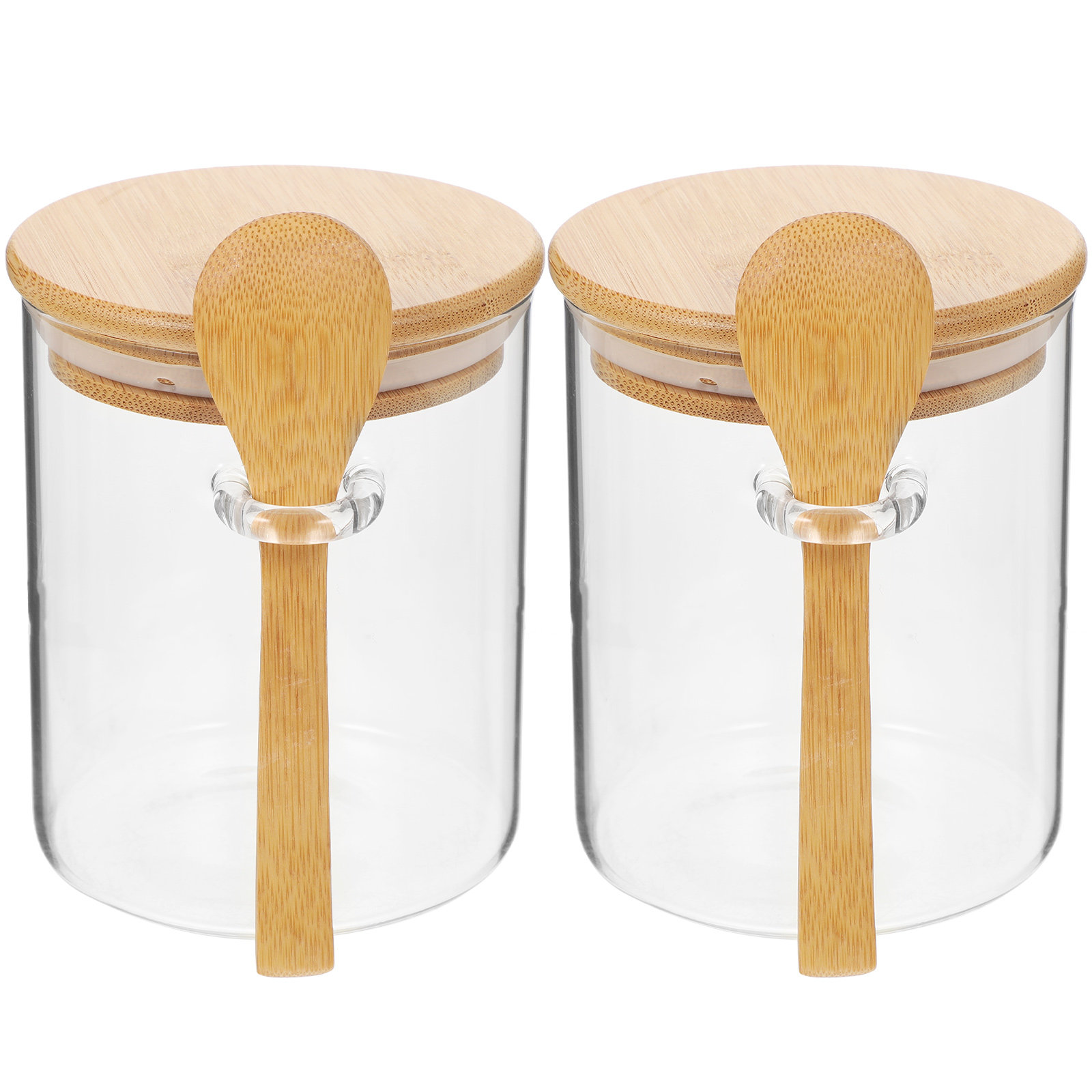 2 pièces de récipients de stoc - Food Storage Glass avis et prix