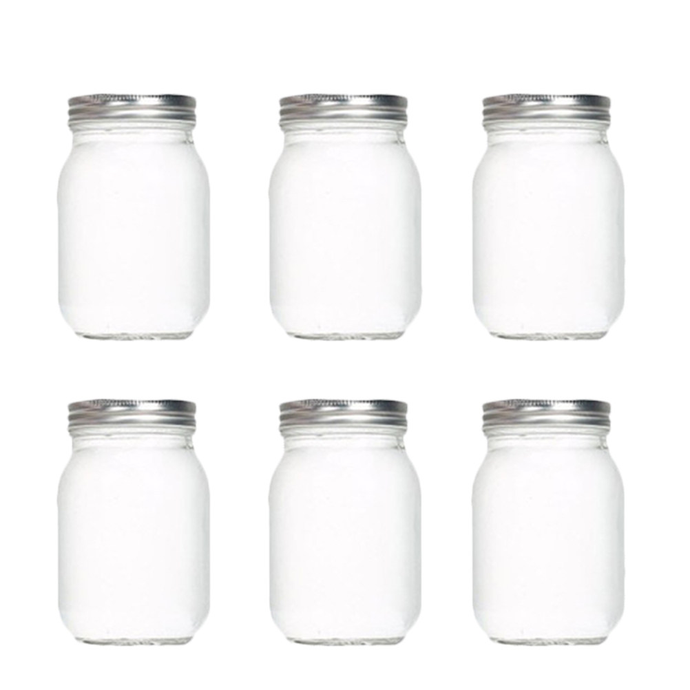 6 pots en verre ronds transpar - Food Storage Glass avis et prix