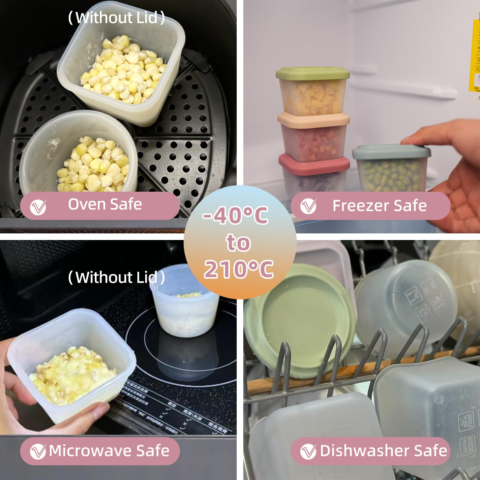 Conteneur alimentaire en silic - Food Storage For Baby avis et prix
