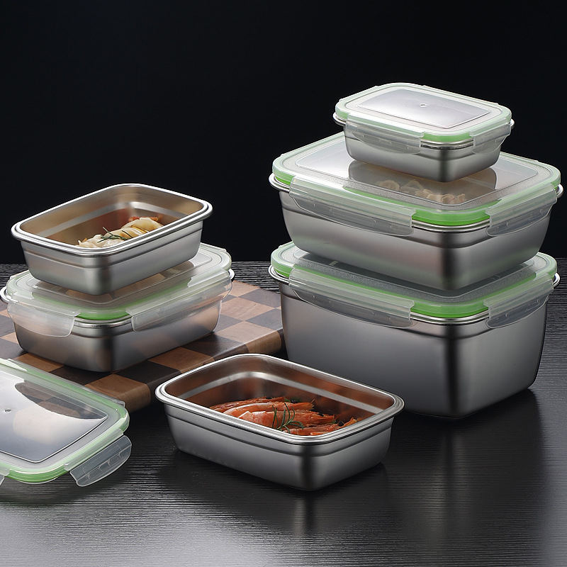 Boîte à déjeuner en acier inox - Food Storage Box Set avis et prix
