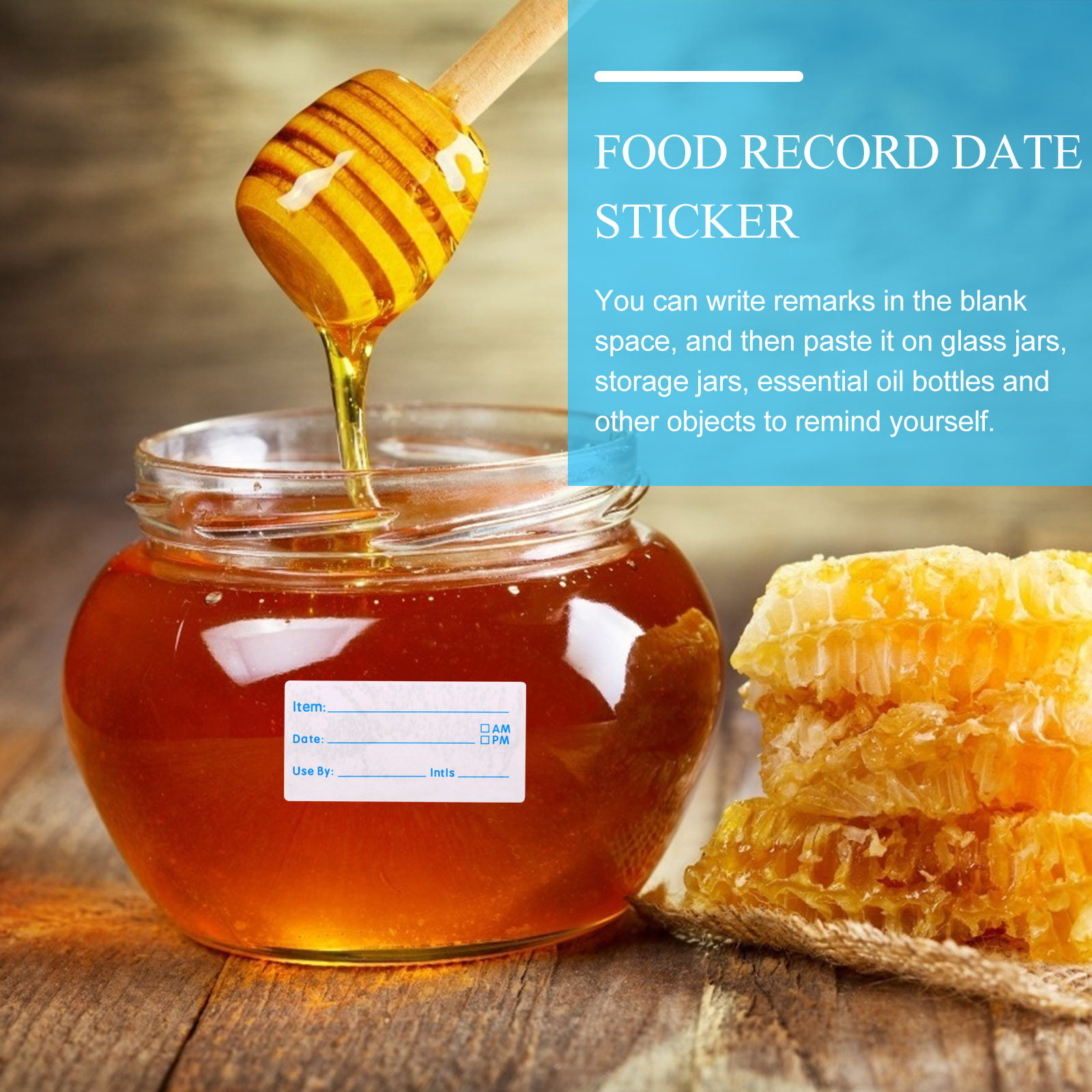 500 autocollants d'étiquettes  - Food Storage Jars avis et prix