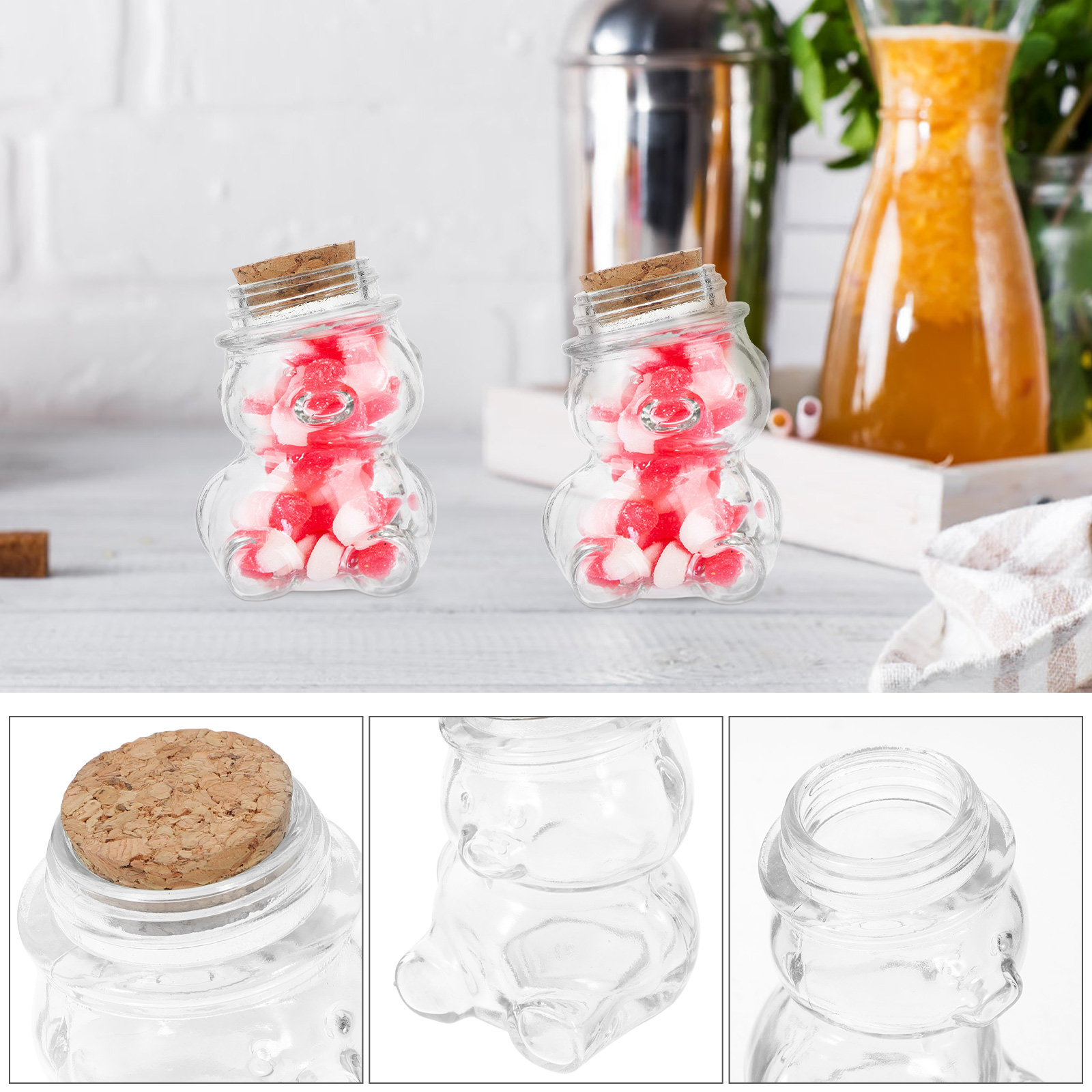 Ensemble de pots à bonbons en  - Food Storage Glass avis et prix