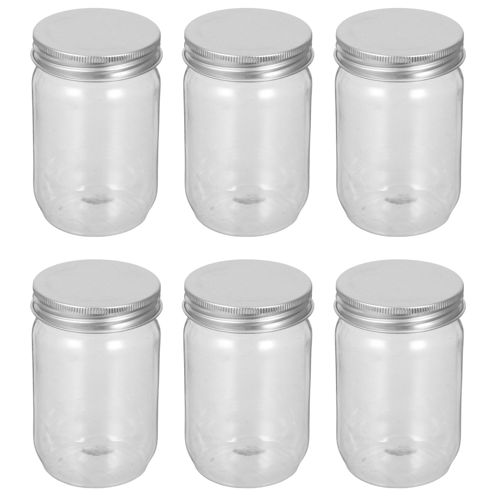 6 pots en plastique transparen - Food Storage Jars avis et prix