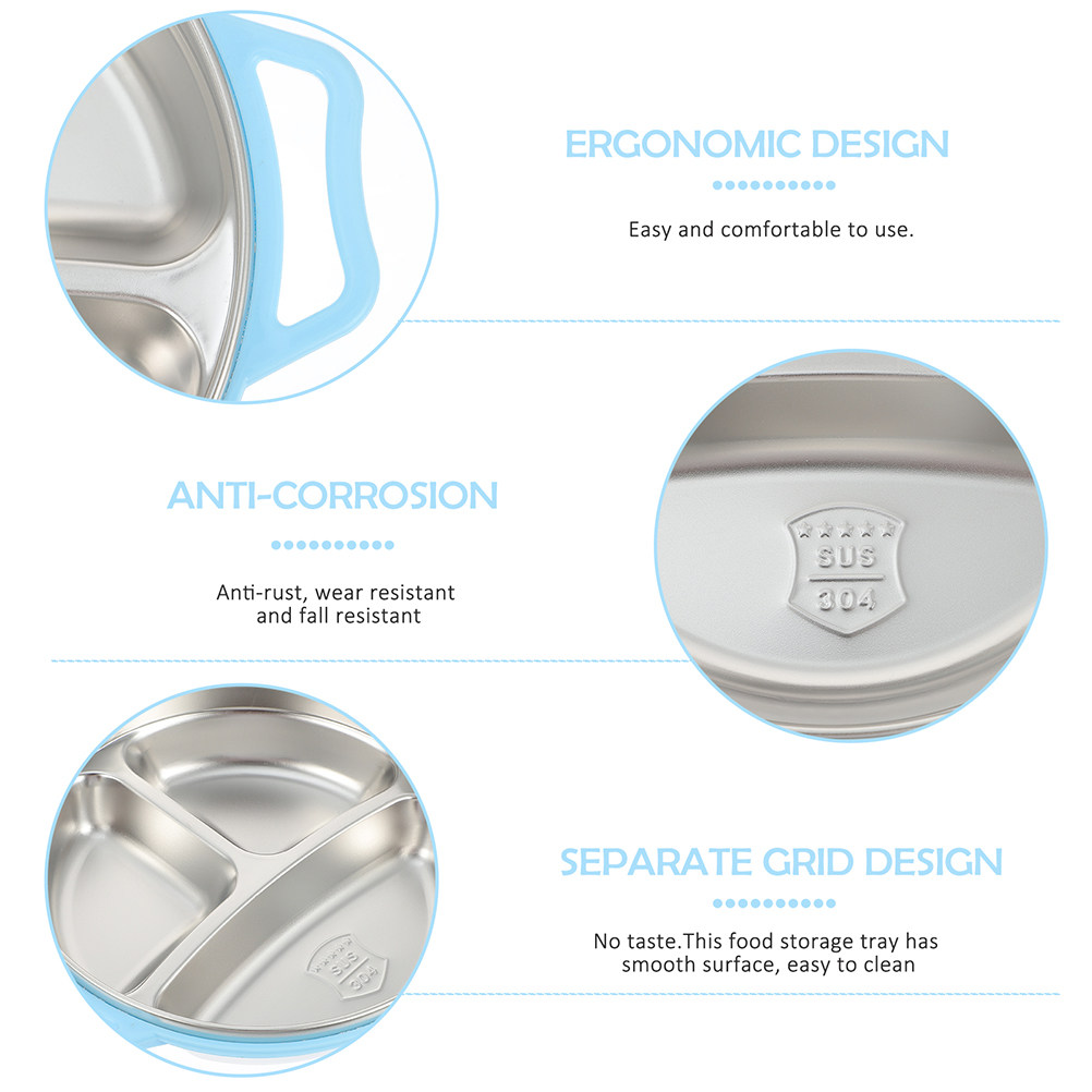 Assiette compartimentée en aci - Food Storage Dividers avis et prix