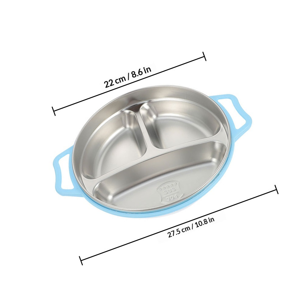 Assiette compartimentée en aci - Food Storage Dividers avis et prix