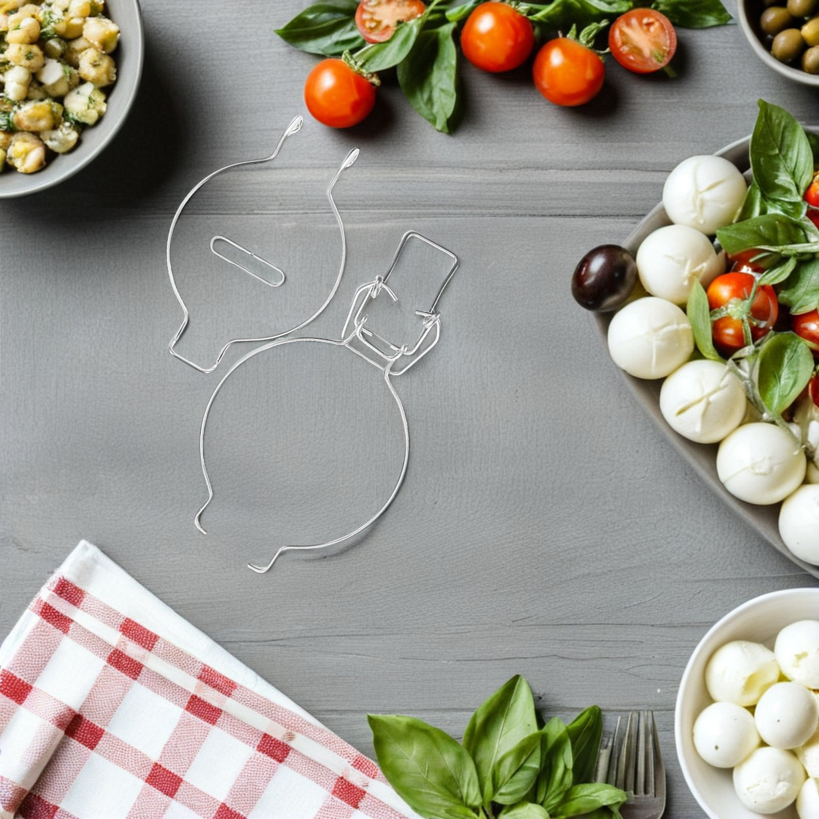 4 pièces de fermoirs de scella - Food Storage Glass avis et prix