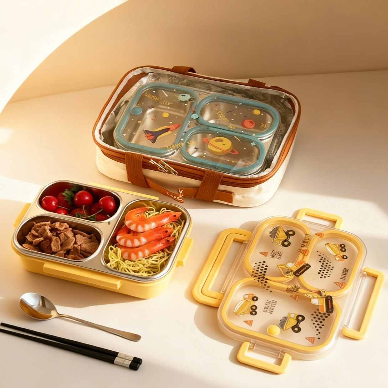 Boîte à lunch pour enfants de  - Food Storage Dividers avis et prix